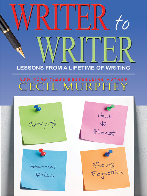 Title details for Writer to Writer by Cecil Murphey - Available
